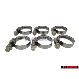 6x Original VW Clamp 16-28x9x0.5 - N 90561801