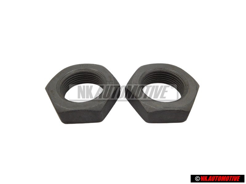 2x Original VW Rear Axle Stub Shaft Bearing Hexagon Nut M16X1 - N 0111671