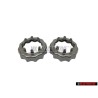 2x Original VW Rear Axle Spindle Nut Retainer Lock Ring - 803501221