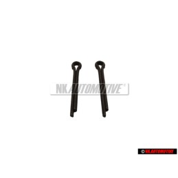 2x Original VW Rear Axle Spindle Nut Retainer Lock Ring Split Pin - N 0125361