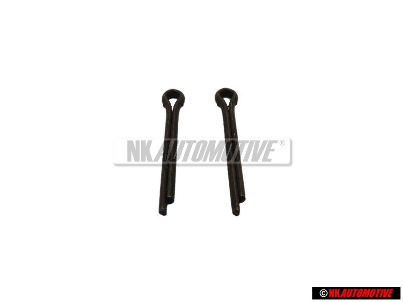 2x Original VW Rear Axle Spindle Nut Retainer Lock Ring Split Pin - N 0125361