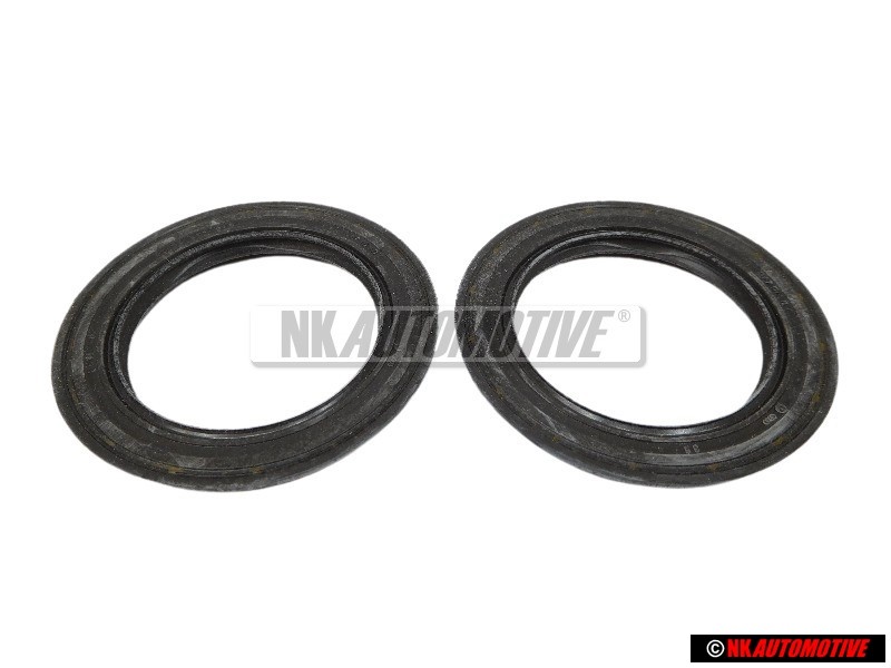 2x Original VW Rear Axle Stub Shaft Bearing Oil Seal - 357501641B