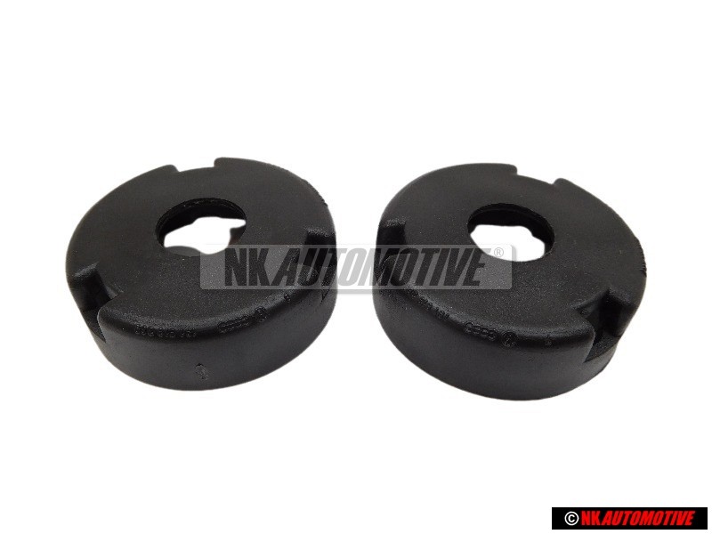 2x Original VW Rear Lower Suspension Spring Cap - 191513269