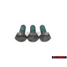 3x Original VW Hexagon Head Bolt Self Locking M8x20 - N 01024041