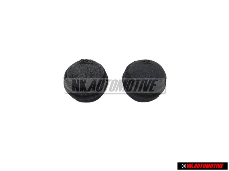 2x Original VW Brake Caliper Breather Valve Bleed Nipple Dust Cover - 211611483