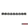 9x Original VW Hexagon Collar Nut Self Locking M8 - N 90226404