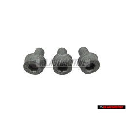 3x Original VW Socket Head Bolt With Inner Multipoint Head - N 90308607