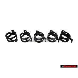 5x Original VW Spring Band Clamp - N 0164021