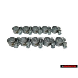 10x Original VW Hose Clip - N 0243992