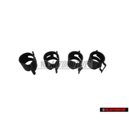 4x Original VW Coolant Hose, Fuel Line Spring Band Clamp - N 90686701