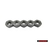 5x Original VW "Hexagon Nut, Self-Locking" - N 90074401
