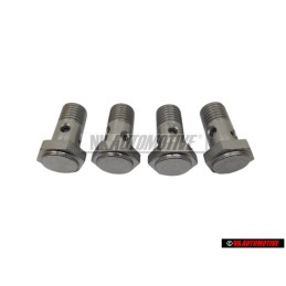 4x Original VW Banjo Bolt With Filter - 048133505