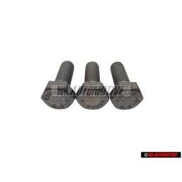 3x Original VW Hexagon Bolt M8x22 - N 01024118