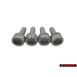 4x Original VW Socket Head Bolt With Hexagon Socket Head - N 90401901