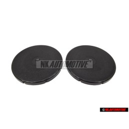 2x Original VW Poly V Belt Pulley Protective Cap - 037145291