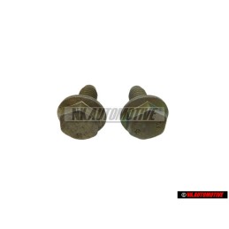 2x Original VW Hexagon Collared Bolt M10x24 - N 10257501