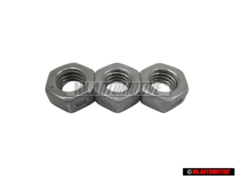 3x Original VW "Hexagon Nut, Self-Locking" - N 90074401