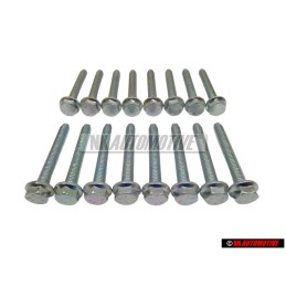 16x Original VW Hex Collared Bolt - N 10138905