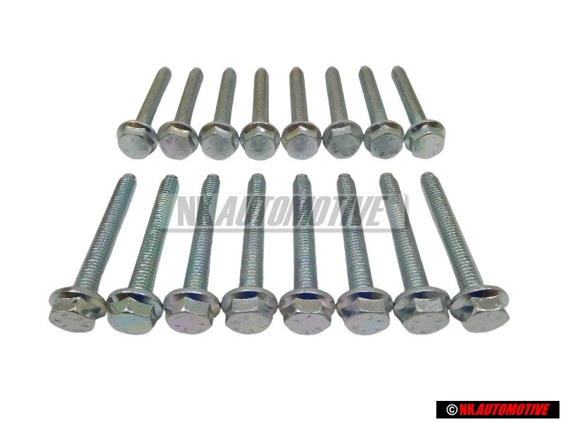 16x Original VW Hex Collared Bolt - N 10138905