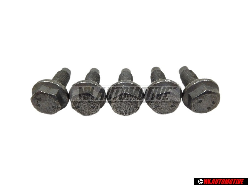 5x Original VW Gearbox Side Cover Hexagon Bolt M7x20 - N 10143002