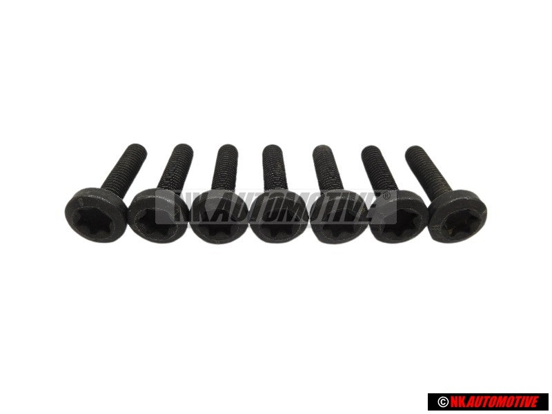 7x Original VW Socket Head Bolt With Inner Multipoint Head - N 90582904