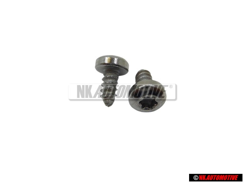 2x Original VW Oval Head Panel Screw - N 0139705