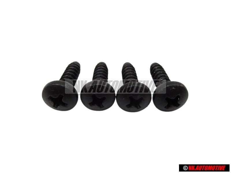 4x Original VW Oval Head Panel Screw - N 01396921