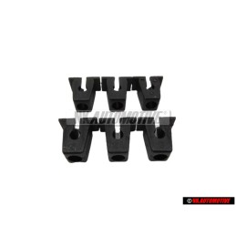 6x Original VW Clip Expanding Nut - 811807577C