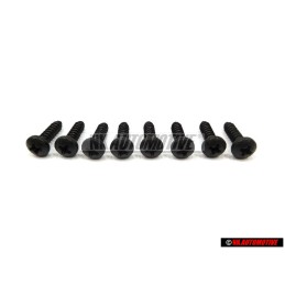 8x Original VW Oval head Panel Screw 4.2X16 - N 0139649