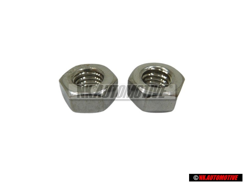 2x Original VW Hexagon Nut - N 01100627