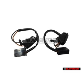 2x Original VW Front Windshield Windscreen Spray Jet Nozzle Heated - 191955986A