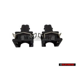 2x Original VW Flat Contact Housing With Gasket - 037906240