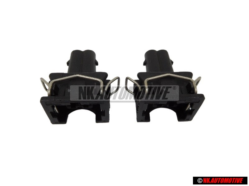 2x Original VW Flat Contact Housing With Gasket - 037906240