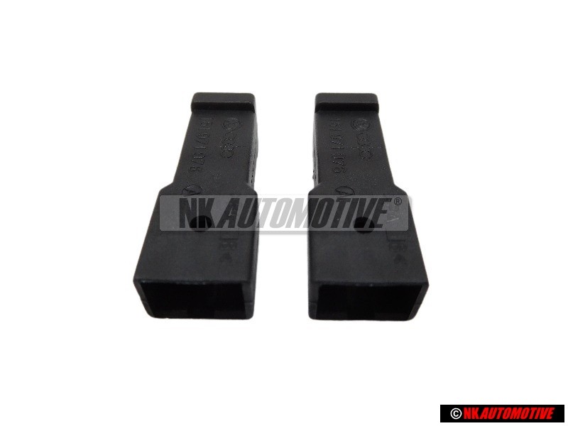2x Original VW Flat Connector Housing - 161971976A