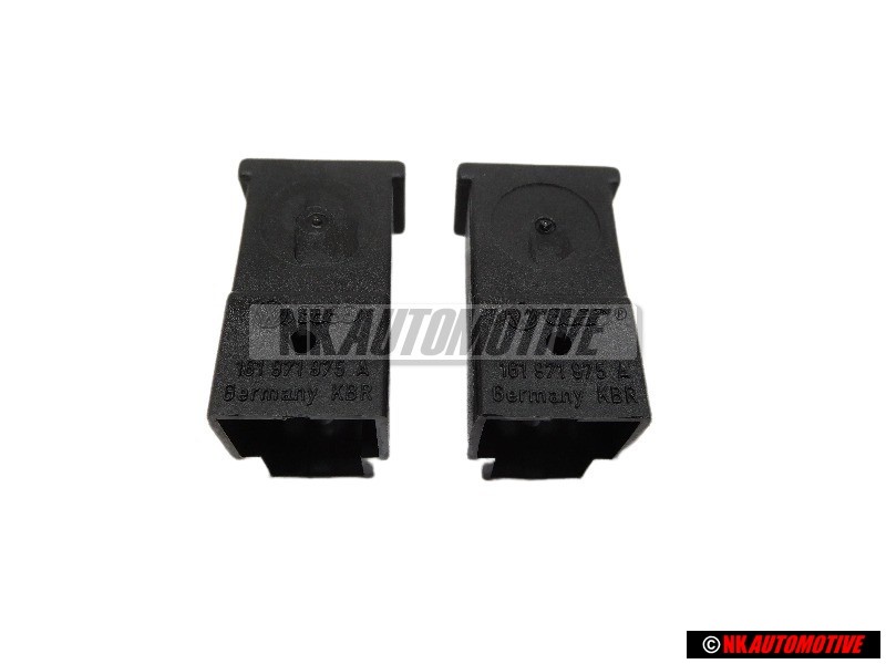 2x Original VW Flat Connector Housing 3 Pin - 161971975