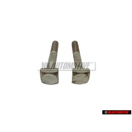 2x Original VW Battery Terminal Square Head Bolt M6x38 - N 0174052