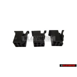 3x Original VW Flat Contact Housing - 357959869