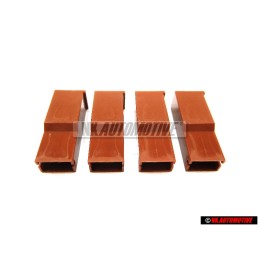 4x Original VW Flat Connector Housing - 431971995