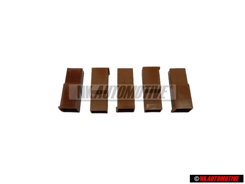 5x Original VW Flat Connector Housing - 431971995
