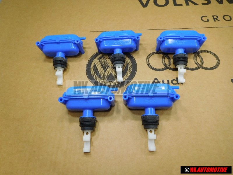 5x Original VW Central Locking Vacum Actuator Valve - 443862153B