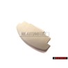 Original VW Push Button Flannel Grey - 3B0868445 7DE