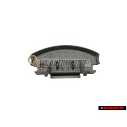 Original VW Push Button Flannel Grey - 3B0868445 7DE