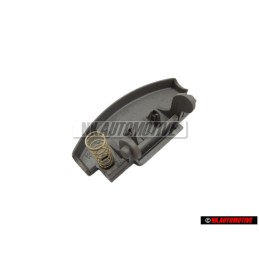 Original VW Push Button Flannel Grey - 3B0868445 7DE