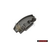 Original VW Push Button Flannel Grey - 3B0868445 7DE