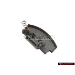 Original VW Push Button Flannel Grey - 3B0868445 7DE