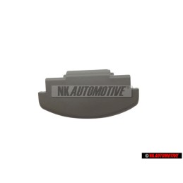 Original VW Push Button Flannel Grey - 3B0868445 7DE