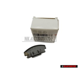 Original VW Push Button Flannel Grey - 3B0868445 7DE