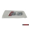 Original Audi S3 Rear Boot Badge Emblem Chrome Red - 8P0853735 2ZZ