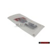 Original Audi S3 Rear Boot Badge Emblem Chrome Red - 8P0853735 2ZZ