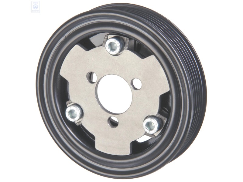 Original VW Poly V-Belt Pulley - 037121030A